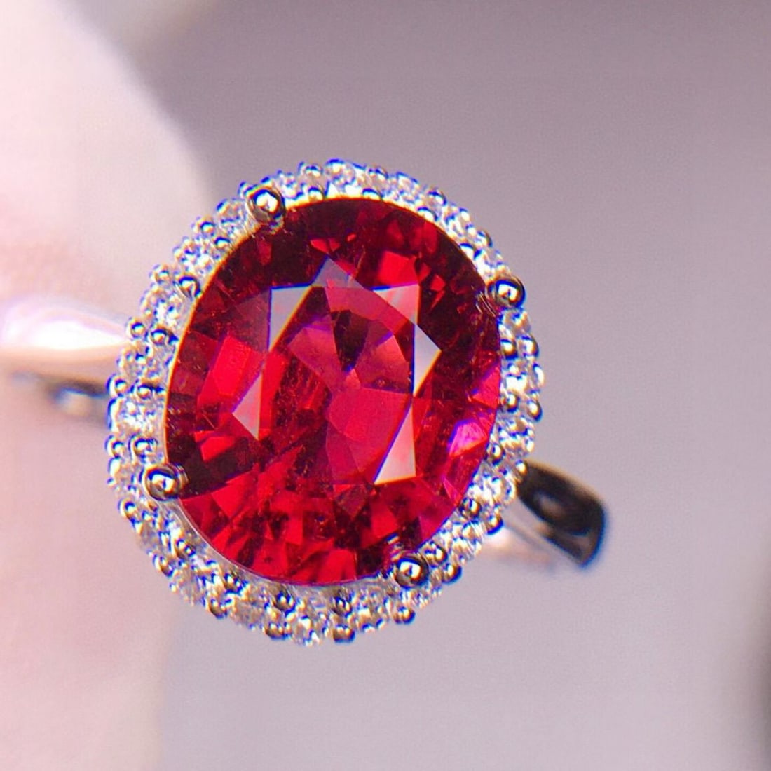 14k Gold 3.1 Ct Natural Tourmaline & Diamond Ring - 6