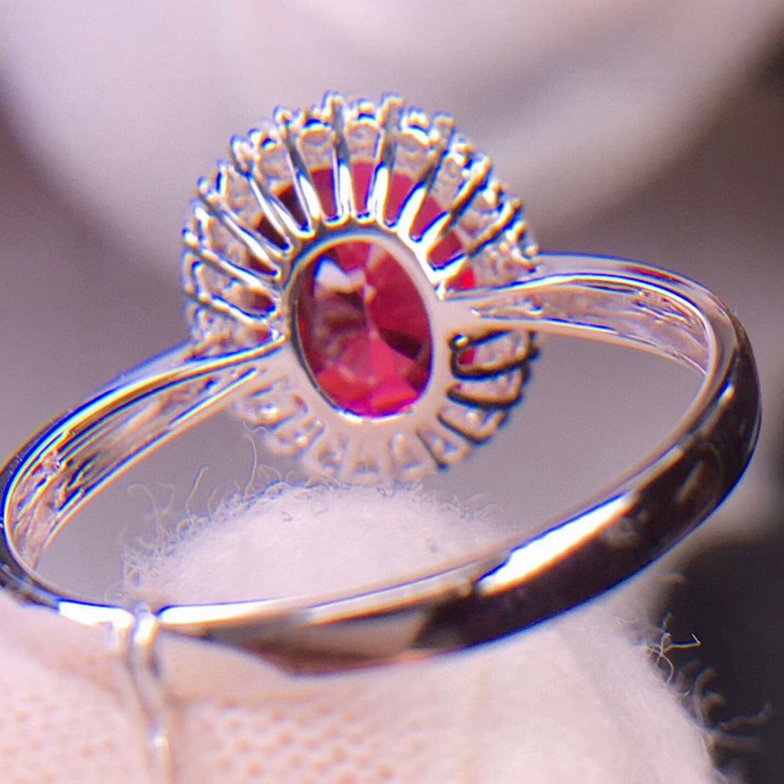 14k Gold 3.1 Ct Natural Tourmaline & Diamond Ring - 7