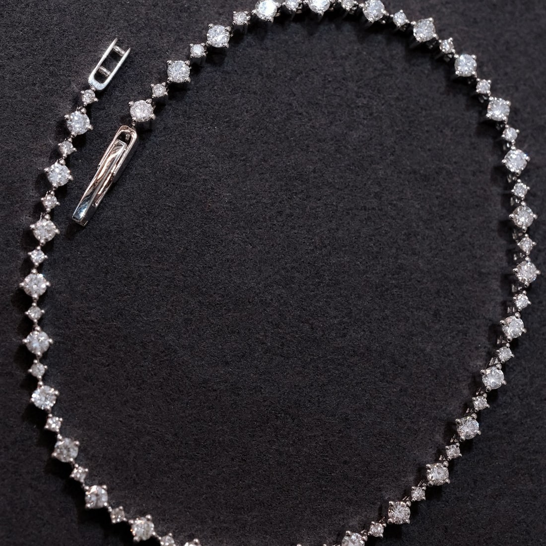 14k Gold 1.4 Ct Natural H Diamond Bracelet - 4