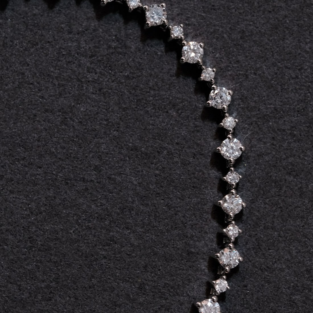 14k Gold 1.4 Ct Natural H Diamond Bracelet - 5