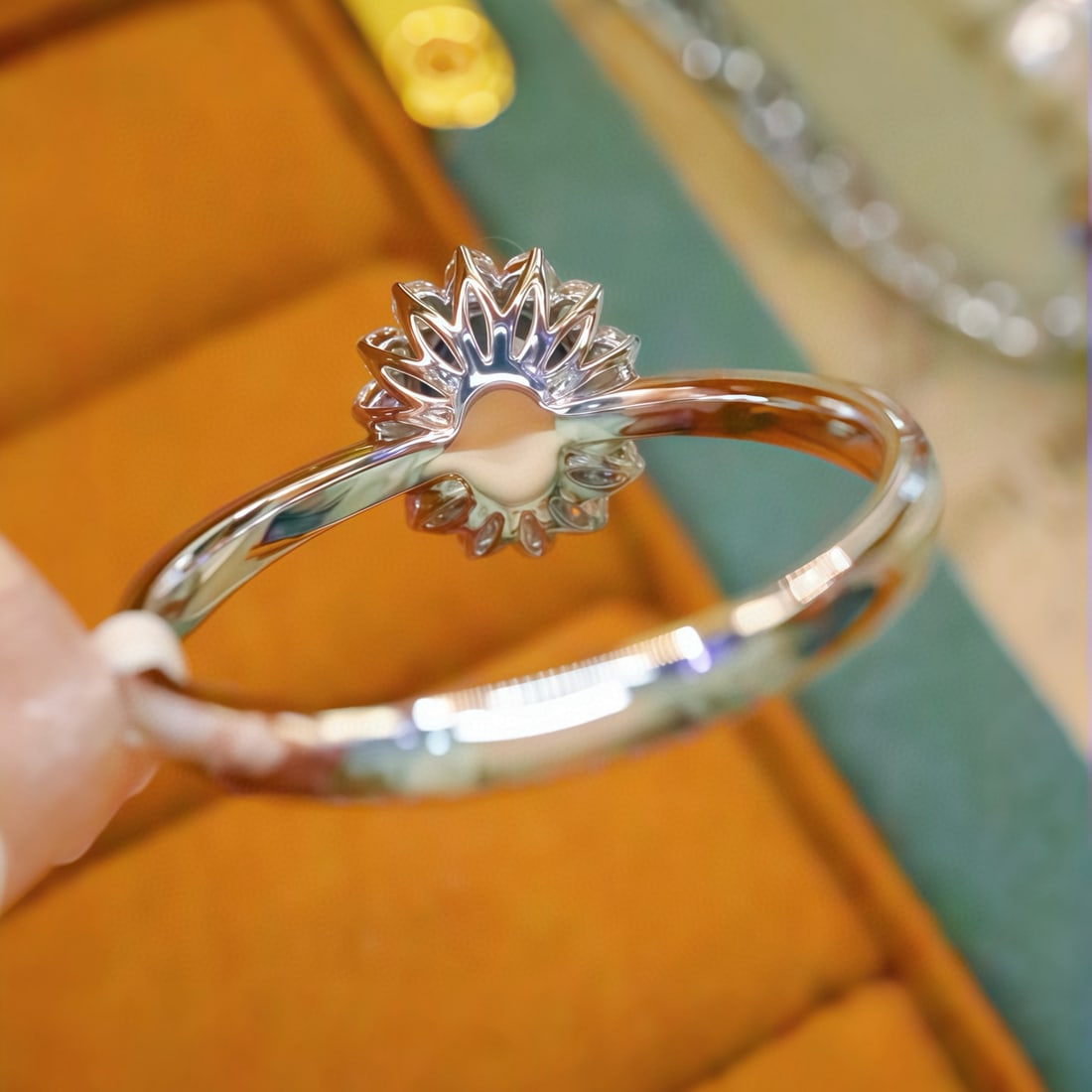 14k Gold 1.30 Ctw Natural Sapphire & Diamond Ring - 4
