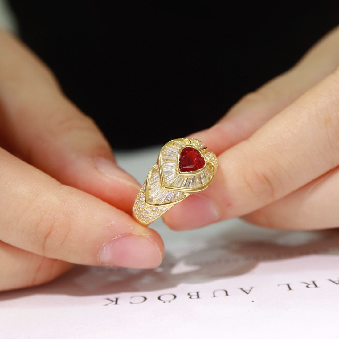 14k Gold 2.01 Ctw Natural Ruby & Diamond Ring - 6