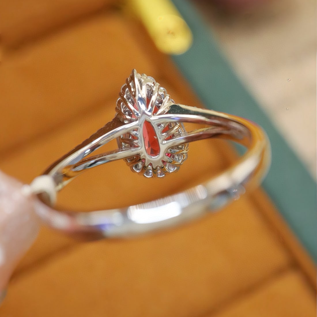 14k Gold 1.52 Ctw Natural Spinel & Diamond Ring - 4