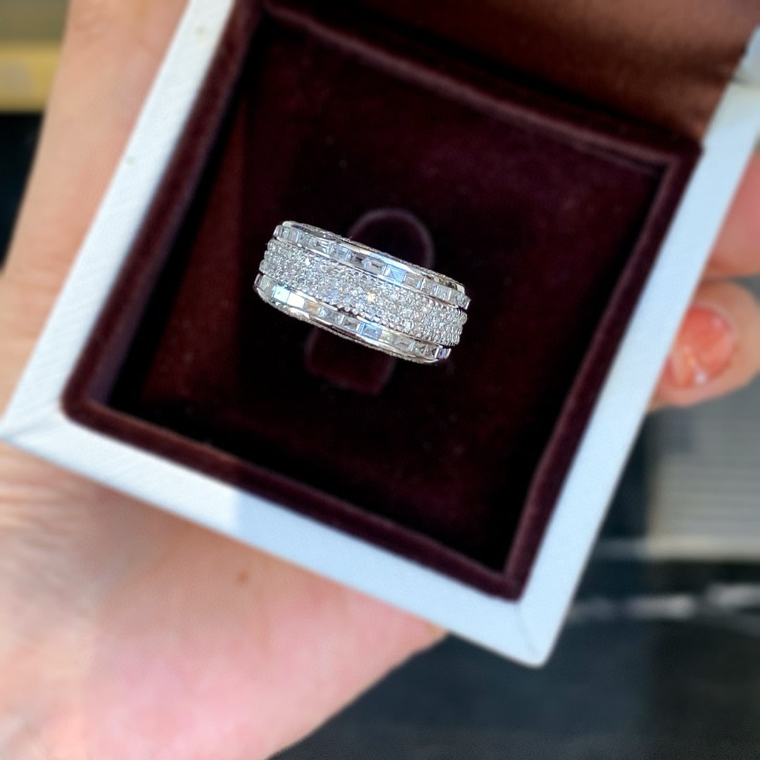 14k Gold 0.95 Ct Natural H Diamond Ring: Ref:231076406 // gold content:14k gold // ring size:7. 25us // // main gemstone:diamond // shape:multiple // carat weight:0. 95ct // clarity grade:vs-si // color:h // treatment:natural // Low