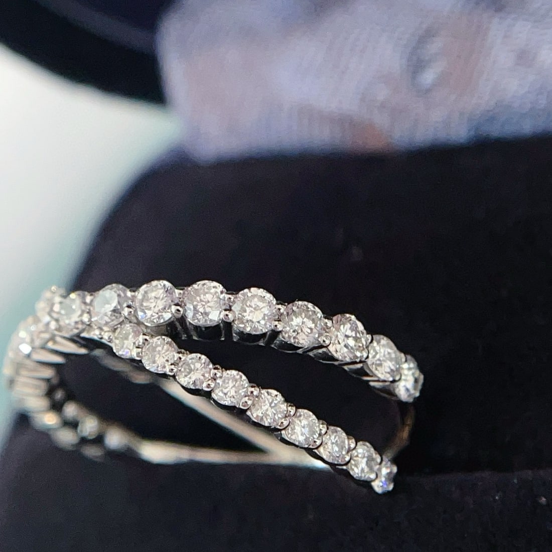 14k Gold 1 Ct Natural H Diamond Ring - 3
