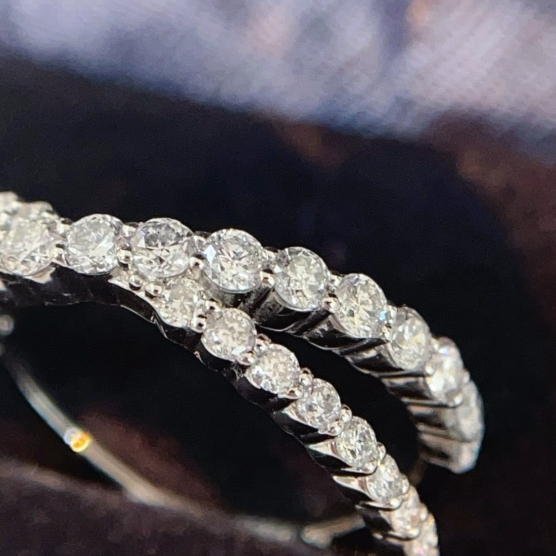 14k Gold 1 Ct Natural H Diamond Ring - 4