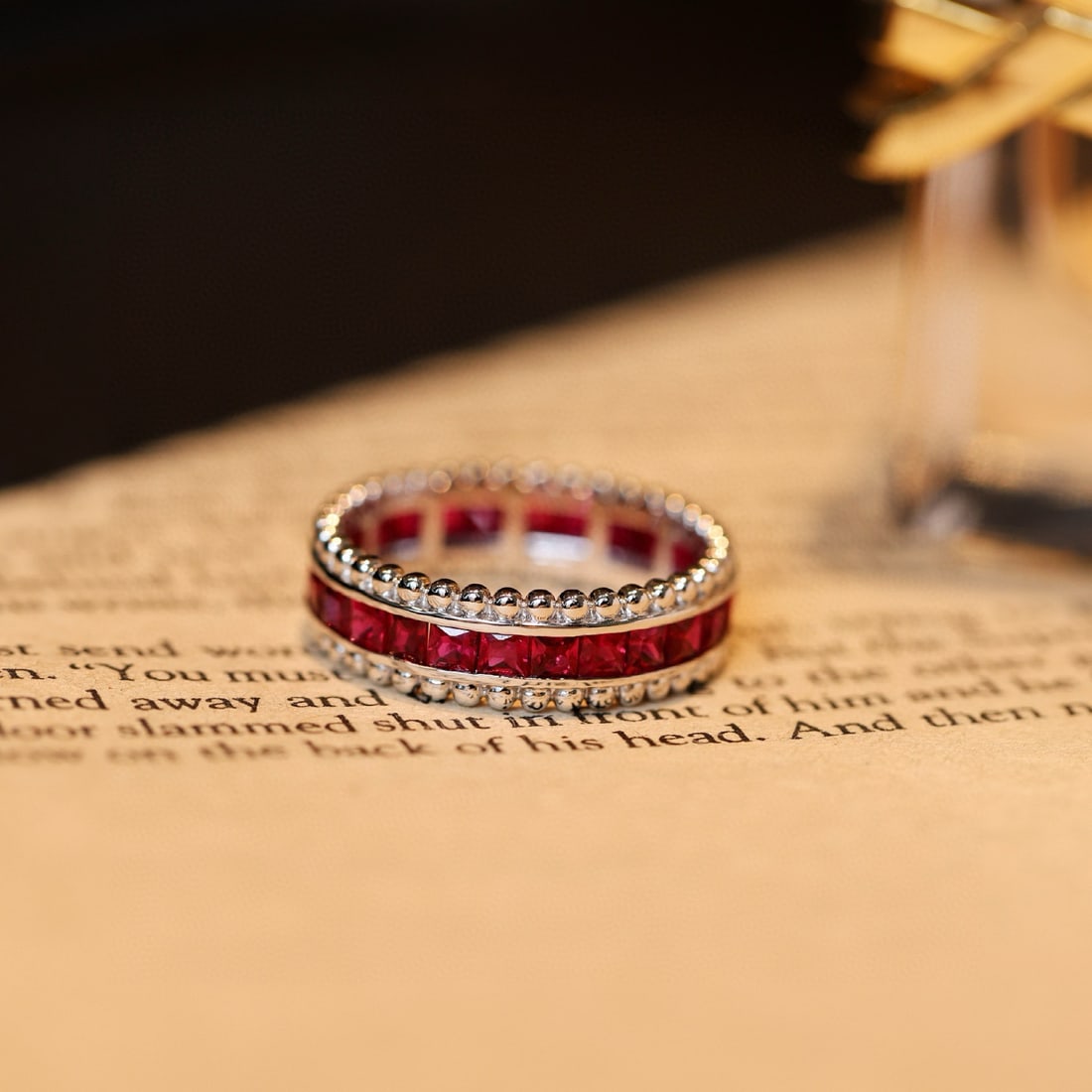 14k Gold 2.68 Ct Natural Ruby Ring: Ref:231084074 // gold content:14k gold // ring size:7. 25us // // main gemstone:ruby // shape:princess // carat weight:2. 68ct // color:red // treatment:natural // Condition: New Low Estimate: