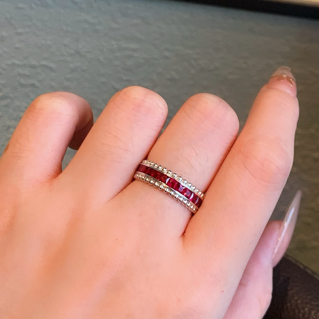 14k Gold 2.68 Ct Natural Ruby Ring - 6