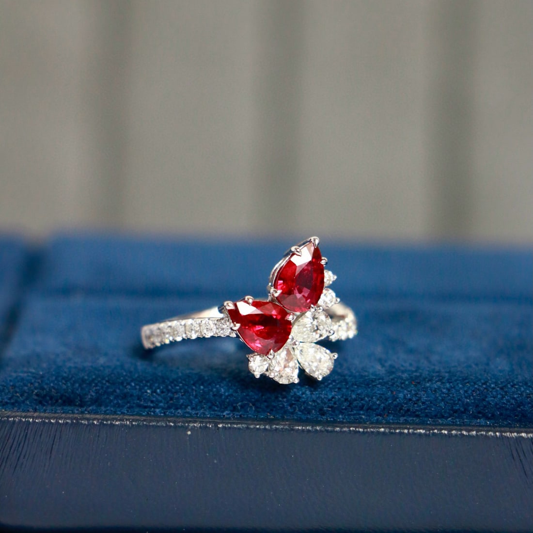 14k Gold 1.95 Ctw Natural Ruby & Diamond Ring - 5