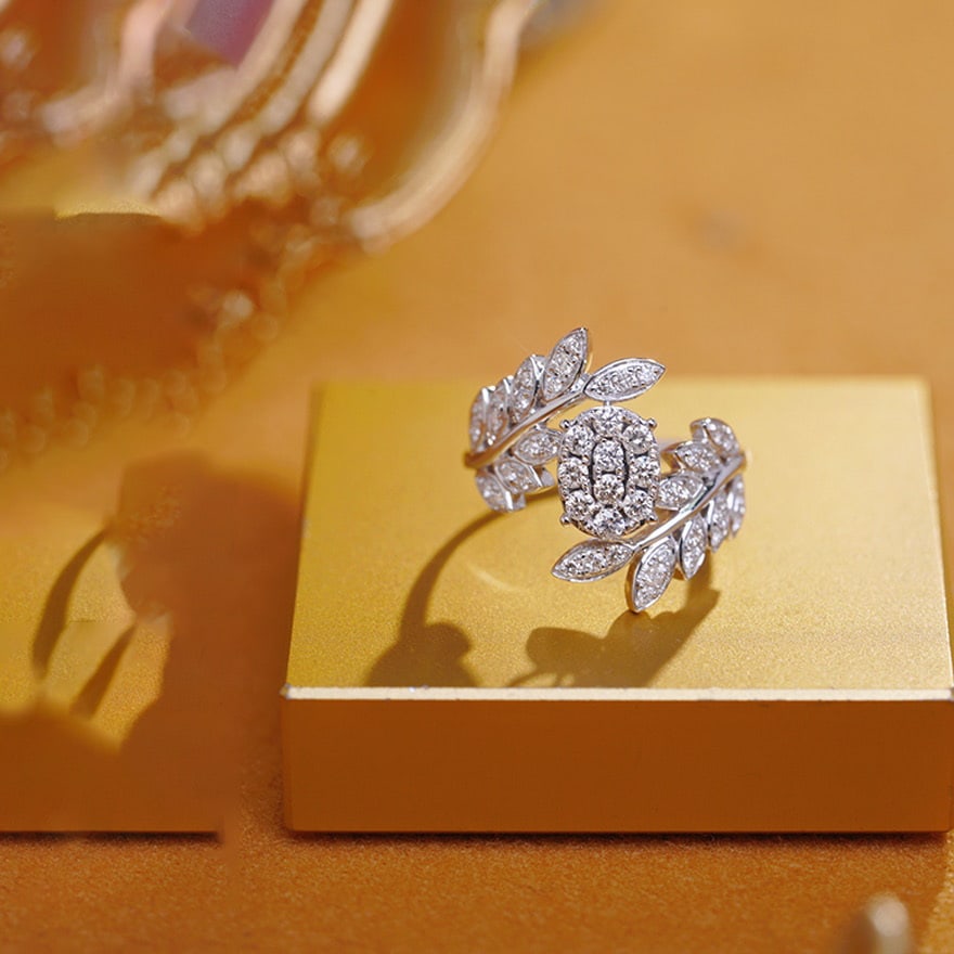 14k Gold 0.75 Ct Natural H Diamond Ring: Ref:231084258 // gold content:14k gold // ring size:7. 25us // // main gemstone:diamond // shape:round // carat weight:0. 75ct // clarity grade:vs-si // color:h // treatment:natural // cut grade:g //