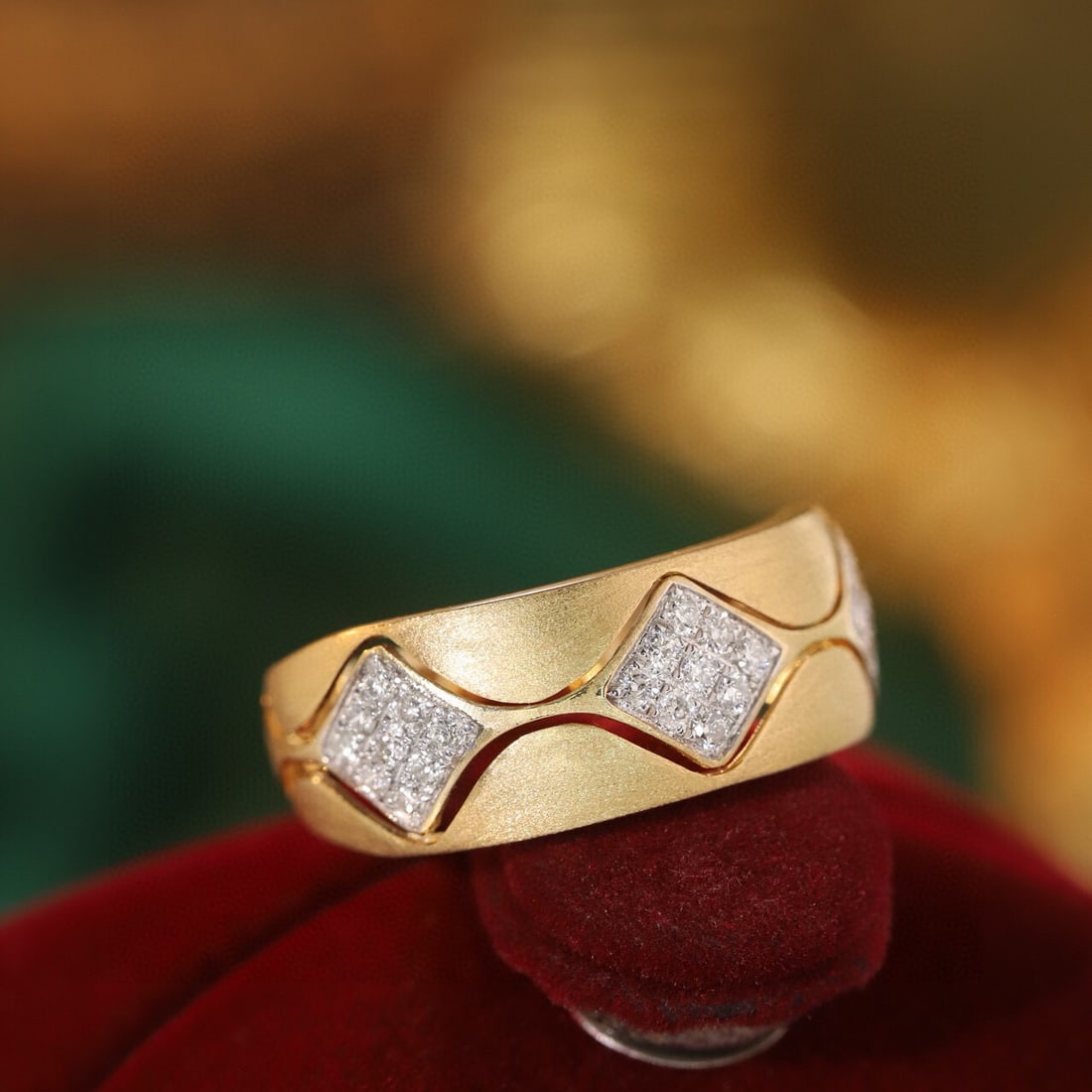 14k Gold 0.30 Ct Natural H Diamond Ring - 3
