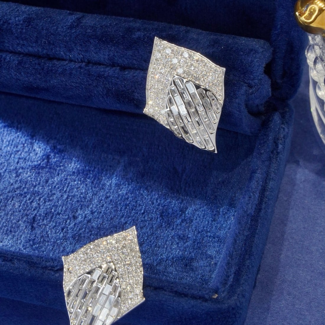 14k Gold 1.84 Ct Natural H Diamond Earrings - 2