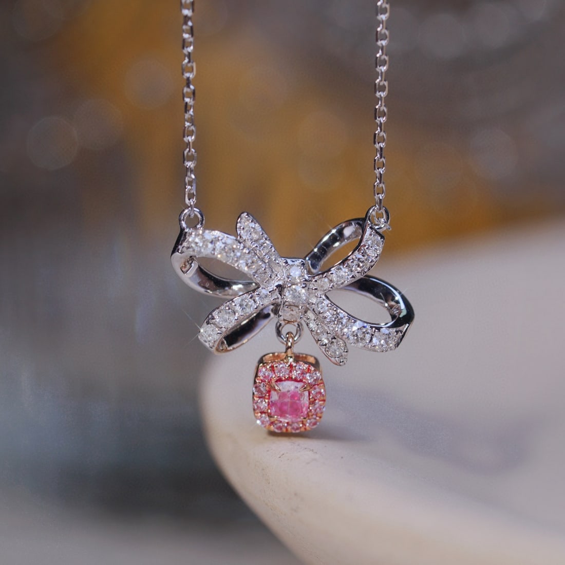 14k Gold 0.50 Ct Natural Color Diamond Necklace: Ref:231090312 // gold content:14k gold // main gemstone:diamond // shape:multiple // carat weight:0. 50ct // clarity grade:vs-si // color:color // treatment:natural // Condition: New Low Estimate: