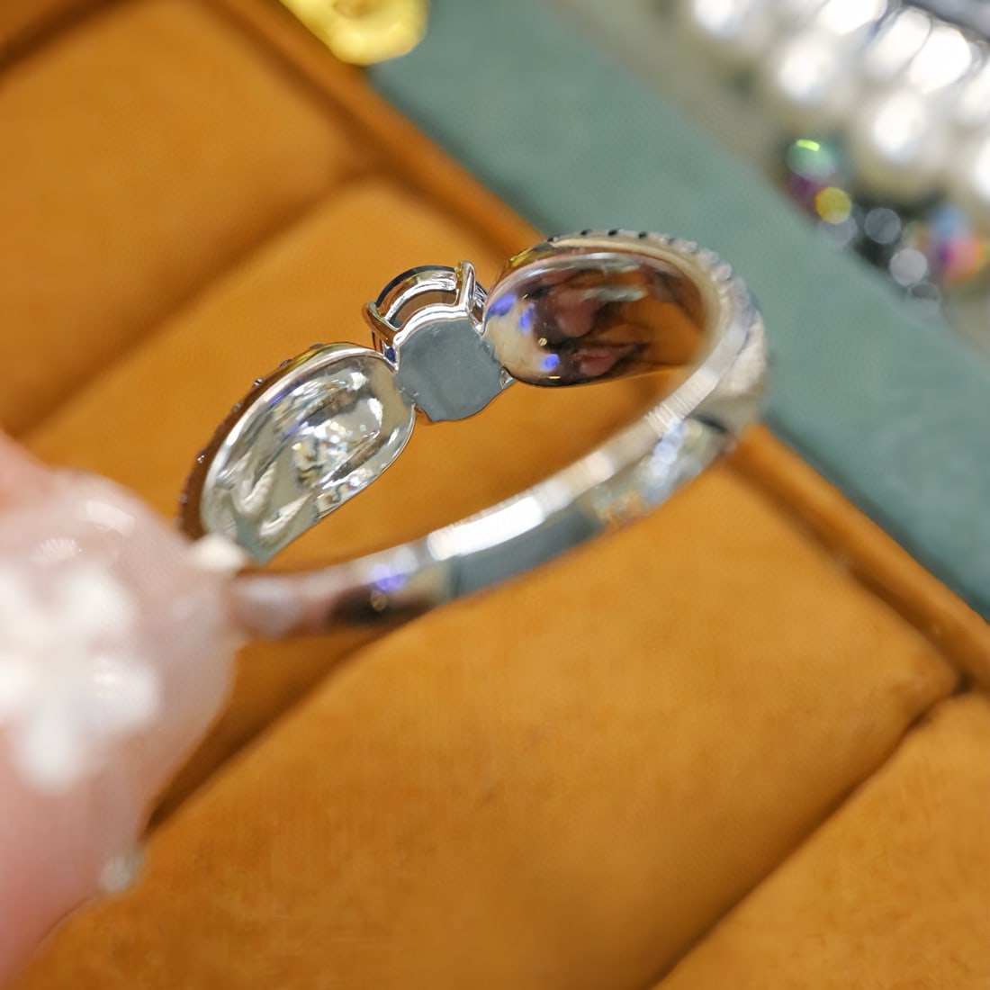 14k Gold 1.14 Ctw Natural Sapphire & Diamond Ring - 3