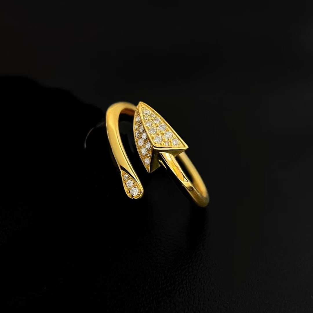 14k Gold 0.17 Ct Natural H Diamond Ring: Ref:231081198 // gold content:14k gold // ring size:7. 25us // // main gemstone:diamond // shape:round // carat weight:0. 17ct // clarity grade:vs-si // color:h // treatment:natural // cut grade:g //