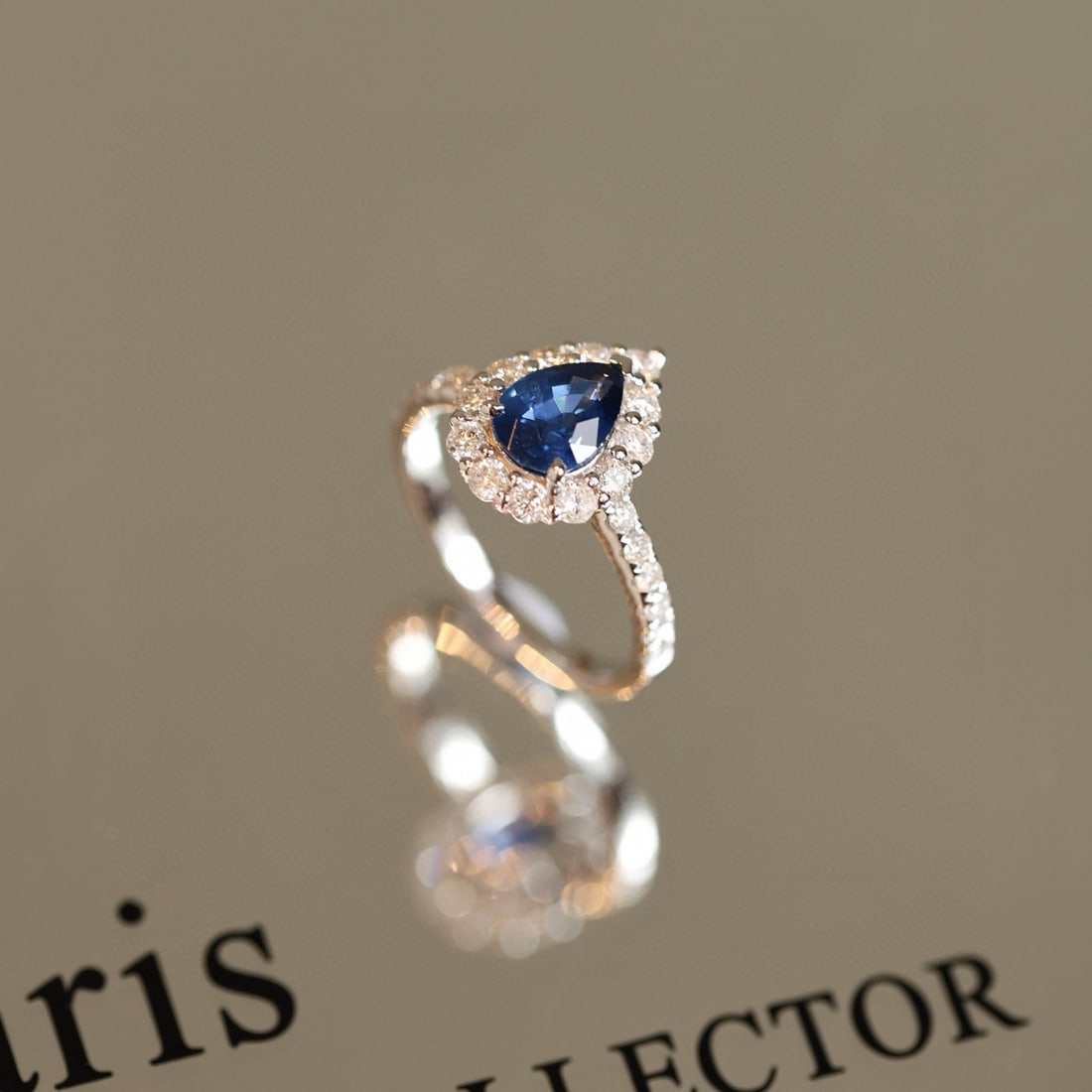 14k Gold 2.16 Ctw Natural Sapphire & Diamond Ring - 2