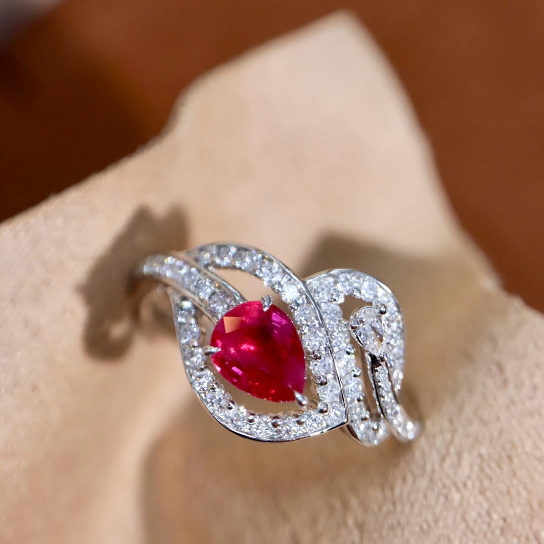 14k Gold 1.17 Ctw Natural Ruby & Diamond Ring - 5