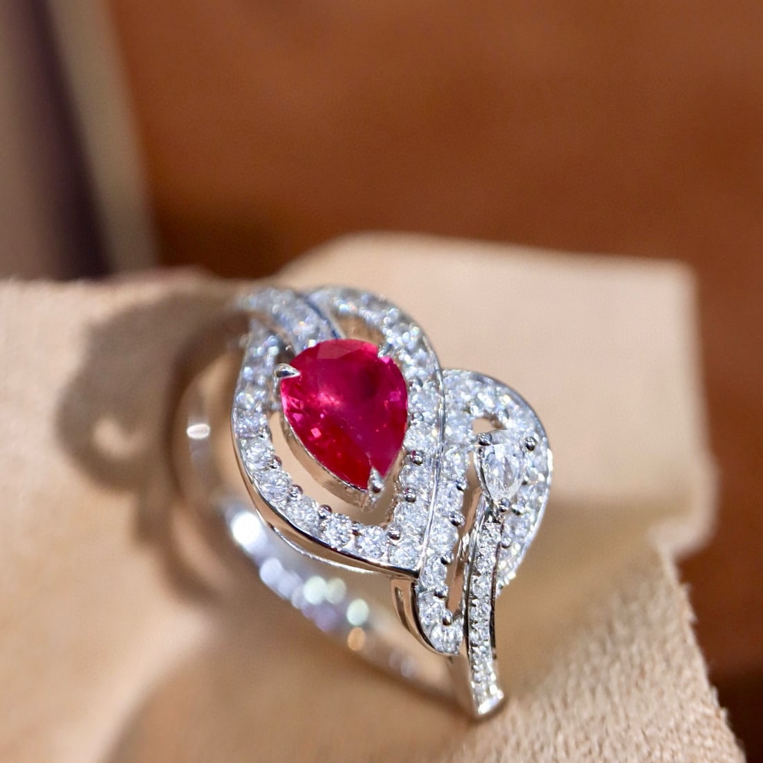 14k Gold 1.17 Ctw Natural Ruby & Diamond Ring - 6