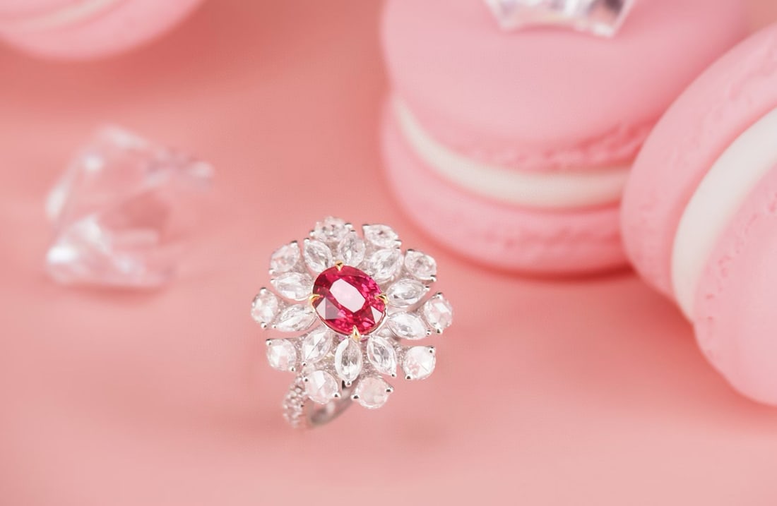 14k Gold 3.67 Ctw Natural Ruby & Diamond Ring - 3