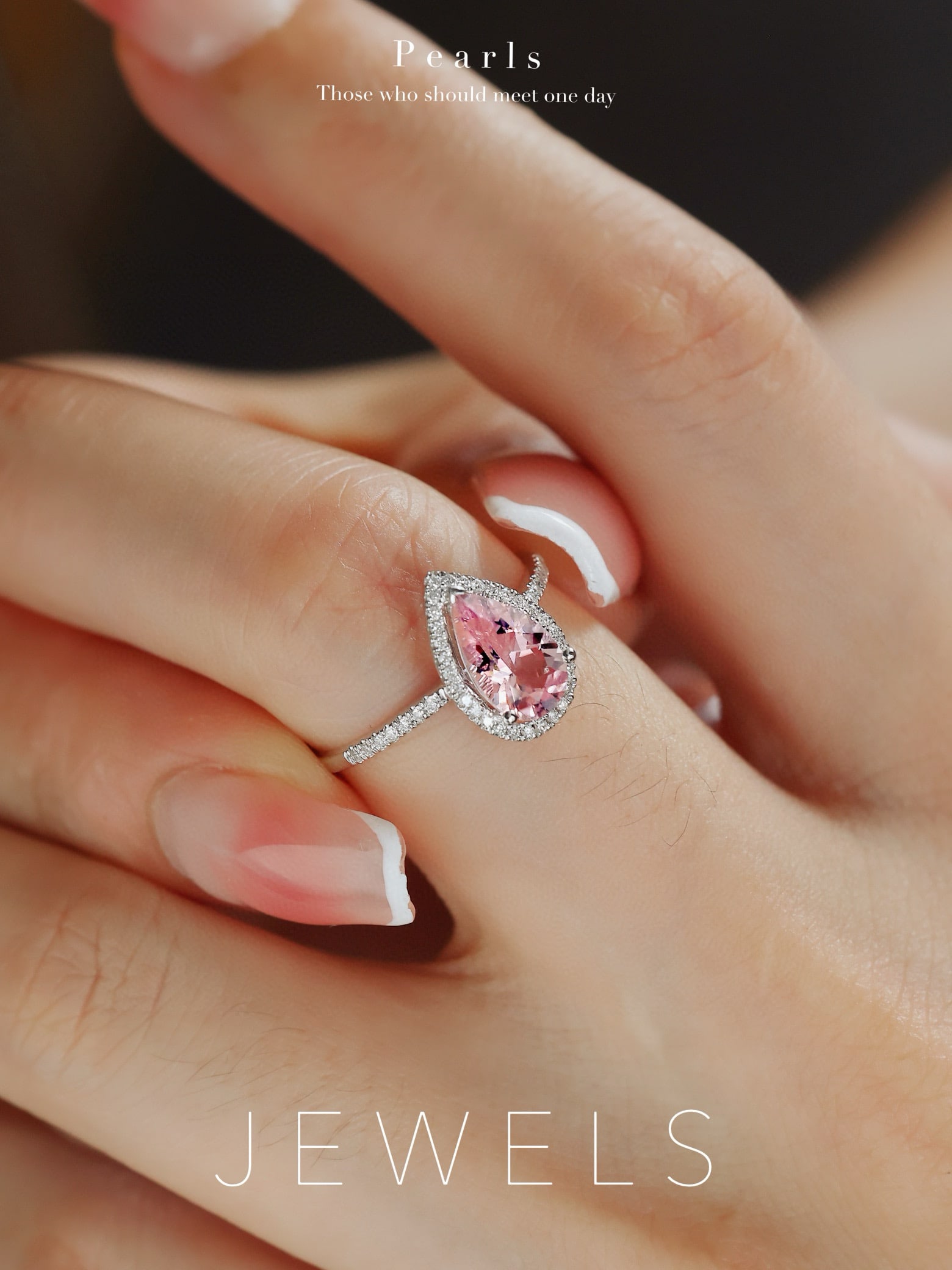 14k Gold 1.23 Ctw Natural Morganite & Diamond Ring - 5