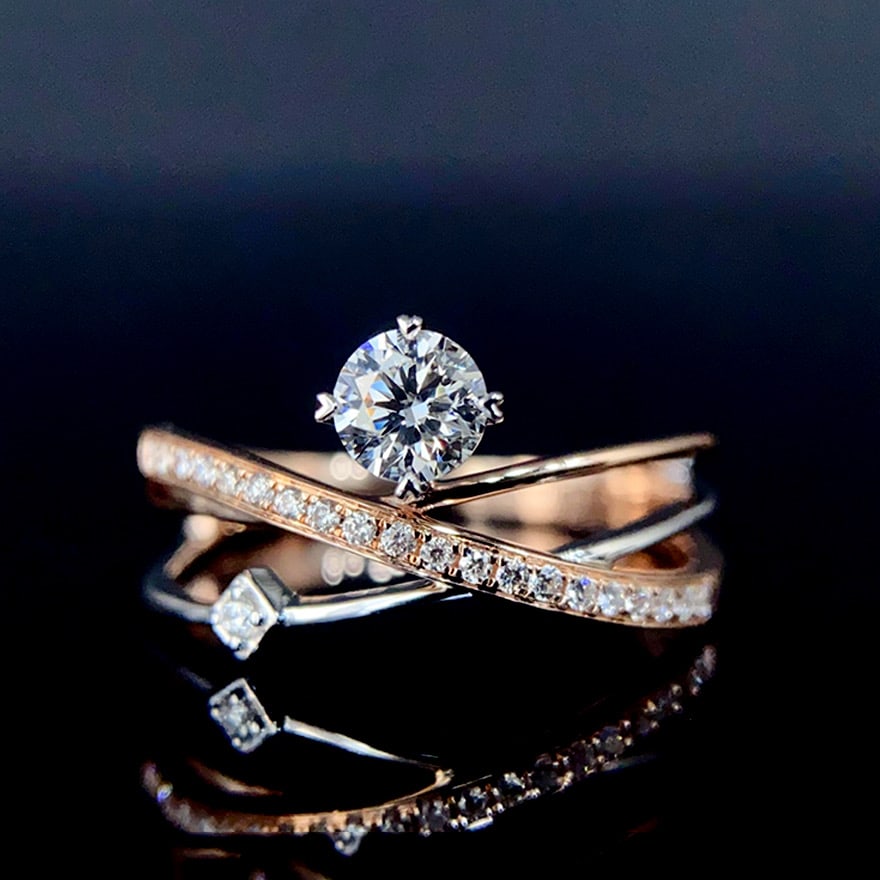 Gia Certified 14k Gold 0.30 Ct Natural G Si2 Round Diamond Ring: Ref:231082277 // gold content:14k gold // ring size:7. 25us // // main gemstone:diamond // certified:gia // shape:round // carat weight:0. 30ct // clarity grade:si2 // color:g // treatment:natural //