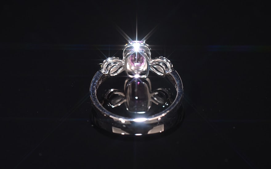 14k Gold 0.66 Ctw Natural Sapphire & Diamond Ring - 5