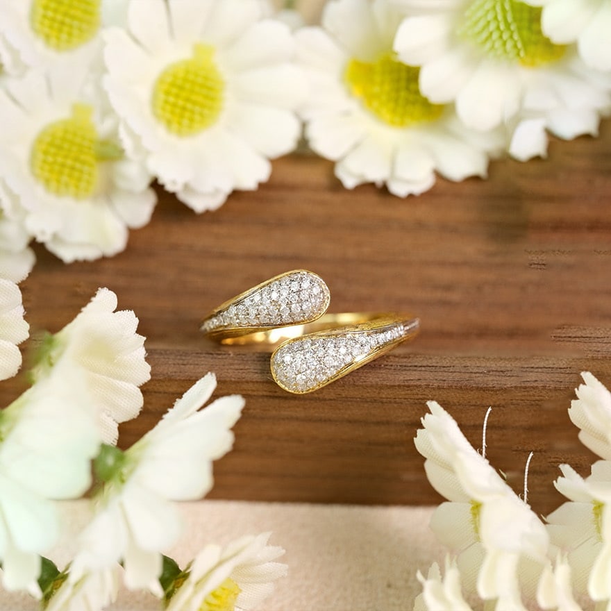 14k Gold 0.55 Ct Natural H Diamond Ring: Ref:231082119 // gold content:14k gold // ring size:7. 25us // // main gemstone:diamond // shape:round // carat weight:0. 55ct // clarity grade:vs-si // color:h // treatment:natural // cut grade:g //