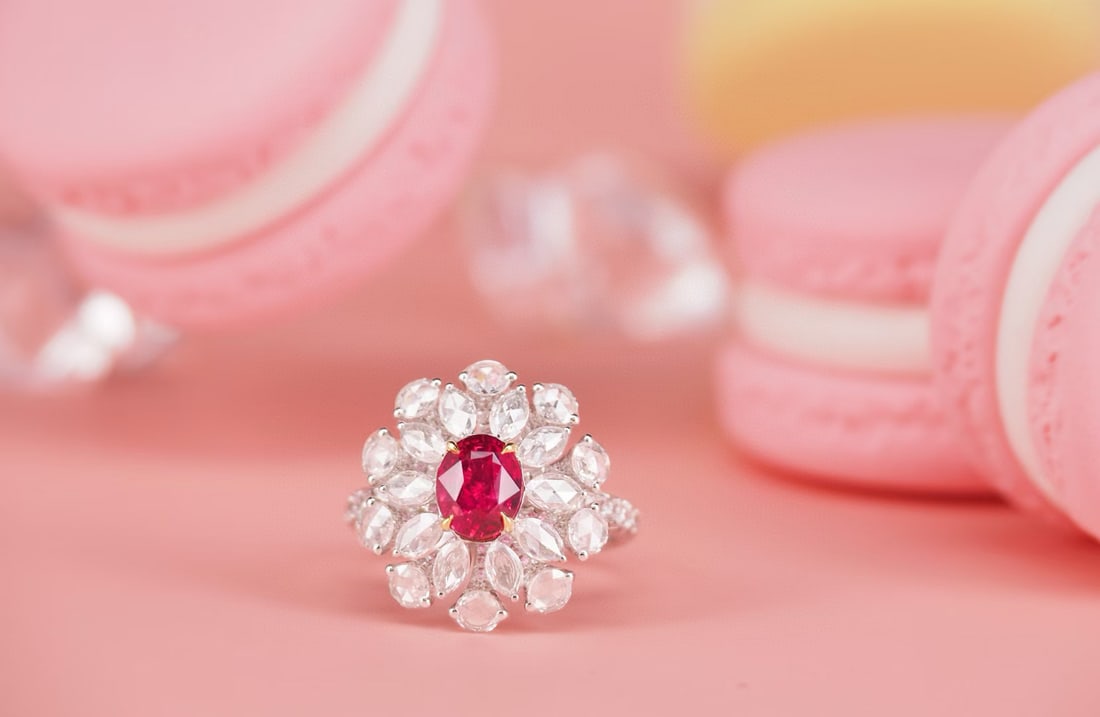 14k Gold 3.67 Ctw Natural Ruby & Diamond Ring - 4