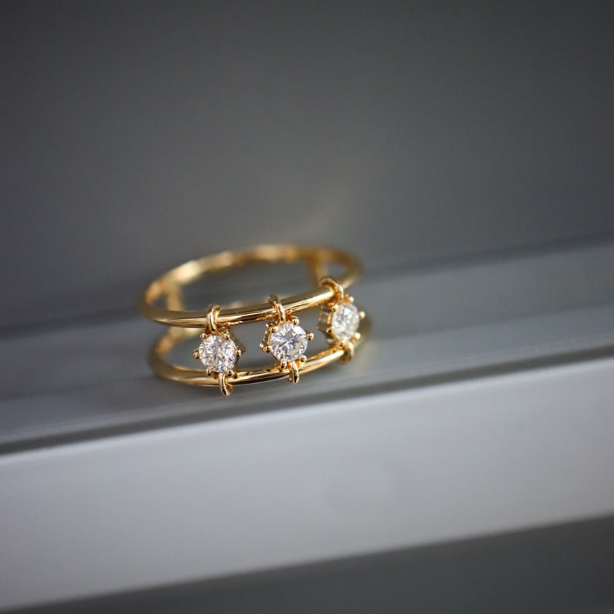 14k Gold 0.3 Ct Natural H Diamond Ring: Ref:231082256 // gold content:14k gold // ring size:7. 25us // // main gemstone:diamond // shape:round // carat weight:0. 3ct // clarity grade:vs-si // color:h // treatment:natural // cut grade:g //
