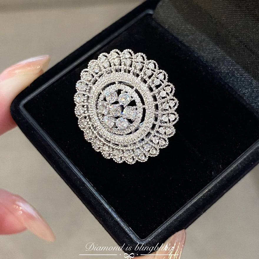 14k Gold 1.28 Ct Natural H Diamond Ring - 5