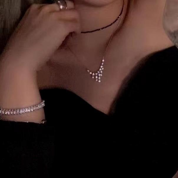 14k Gold 1.2 Ct Natural H Diamond Necklace - 8