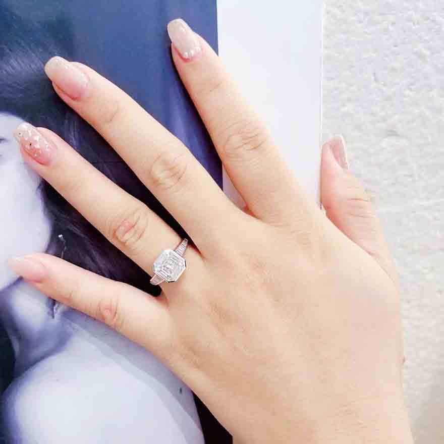 Gia Certified 14k Gold 0.50 Ct Natural G Vvs1 Round Diamond Ring - 4