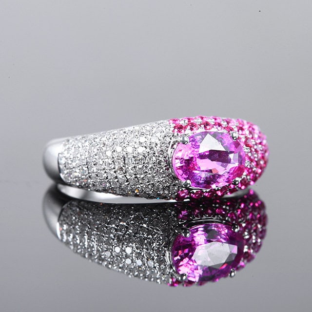 14k Gold 1.67 Ctw Natural Sapphire & Sapphire Ring - 3