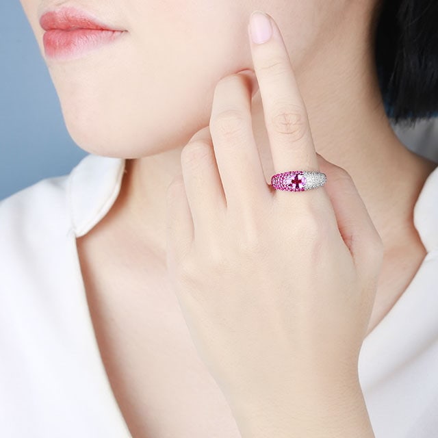 14k Gold 1.67 Ctw Natural Sapphire & Sapphire Ring - 6