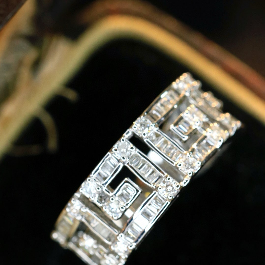 14k Gold 0.9 Ct Natural H Diamond Ring - 2