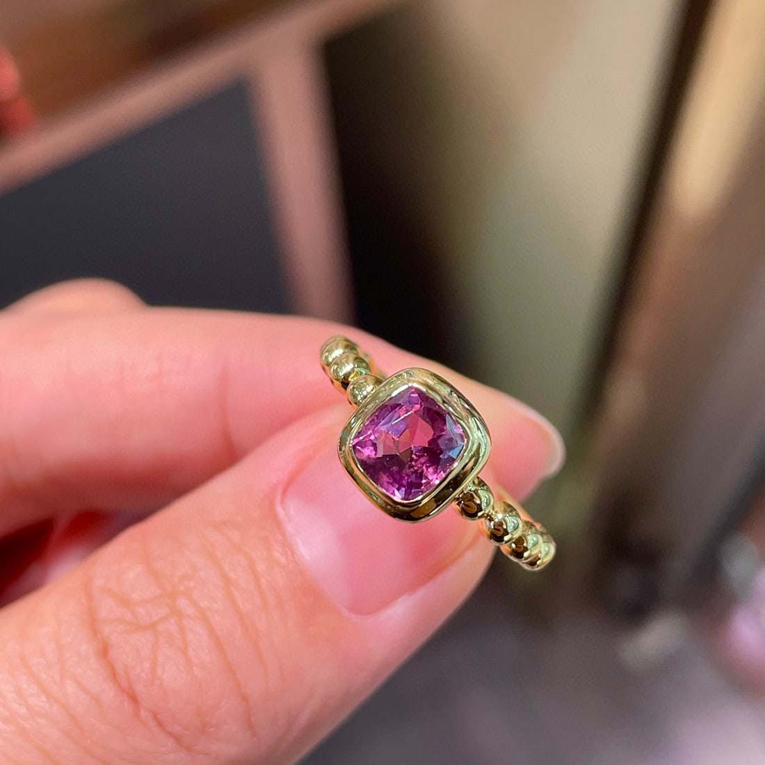 14k Gold 1.14 Ct Natural Spinel Ring - 4