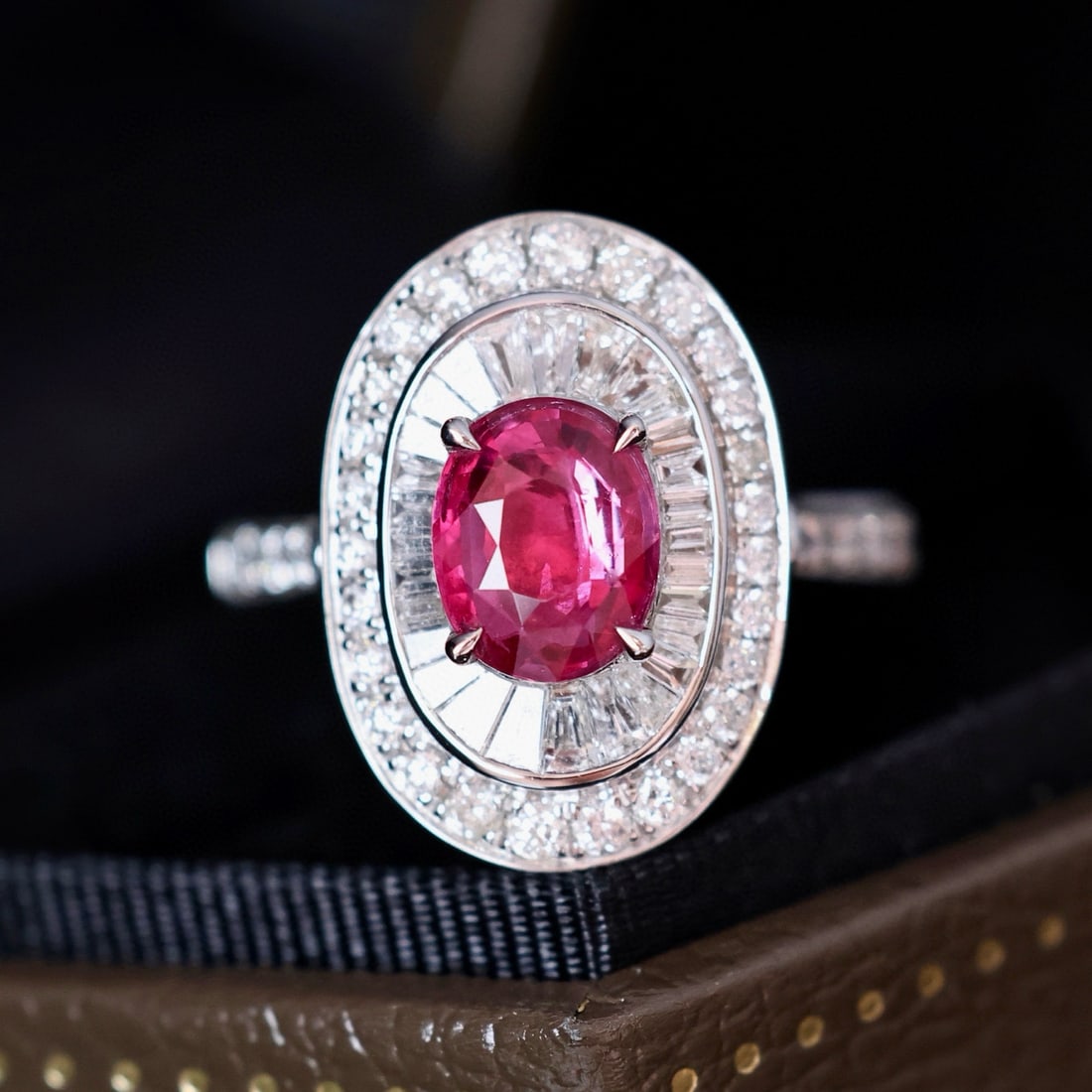 14k Gold 2.63 Ctw Natural Ruby & Diamond Ring/pendant( Without Chain ) - 4