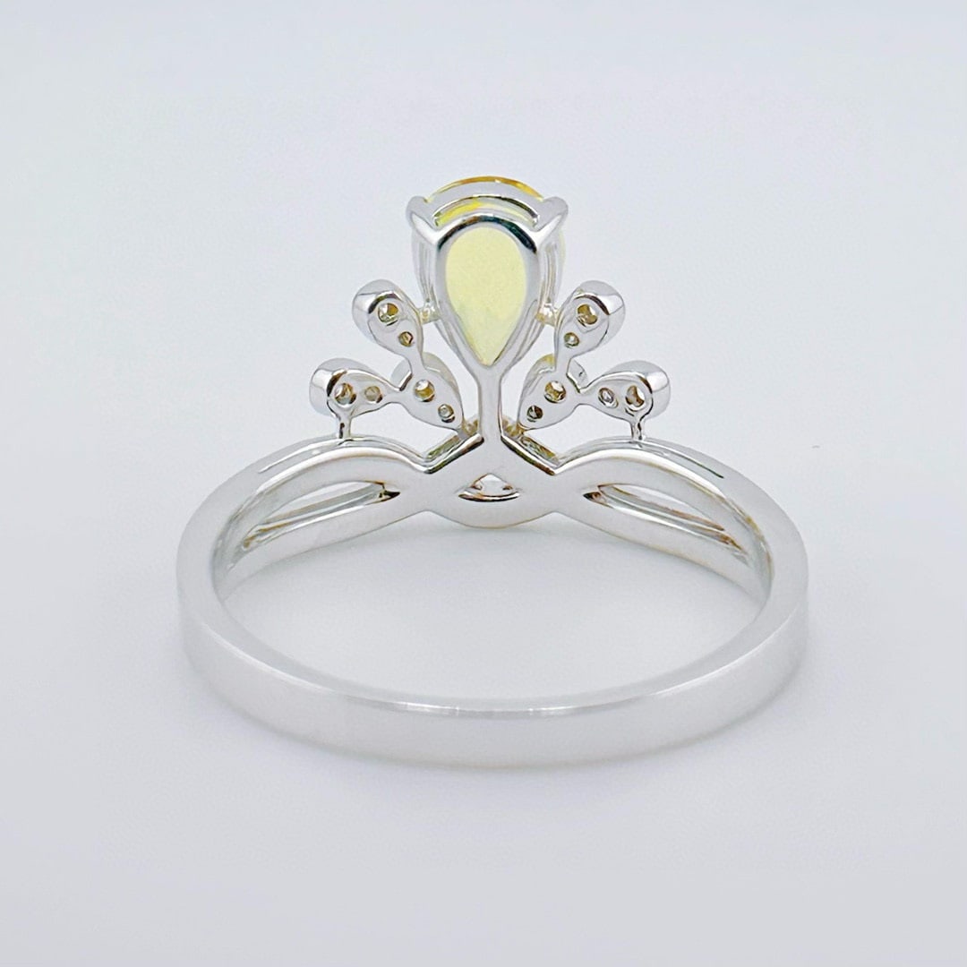 14k Gold 1.28 Ctw Natural Sapphire & Diamond Ring - 4