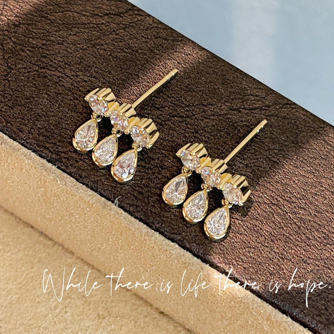 14k Gold 1 Ct Lab Grown Diamond Earrings - 2