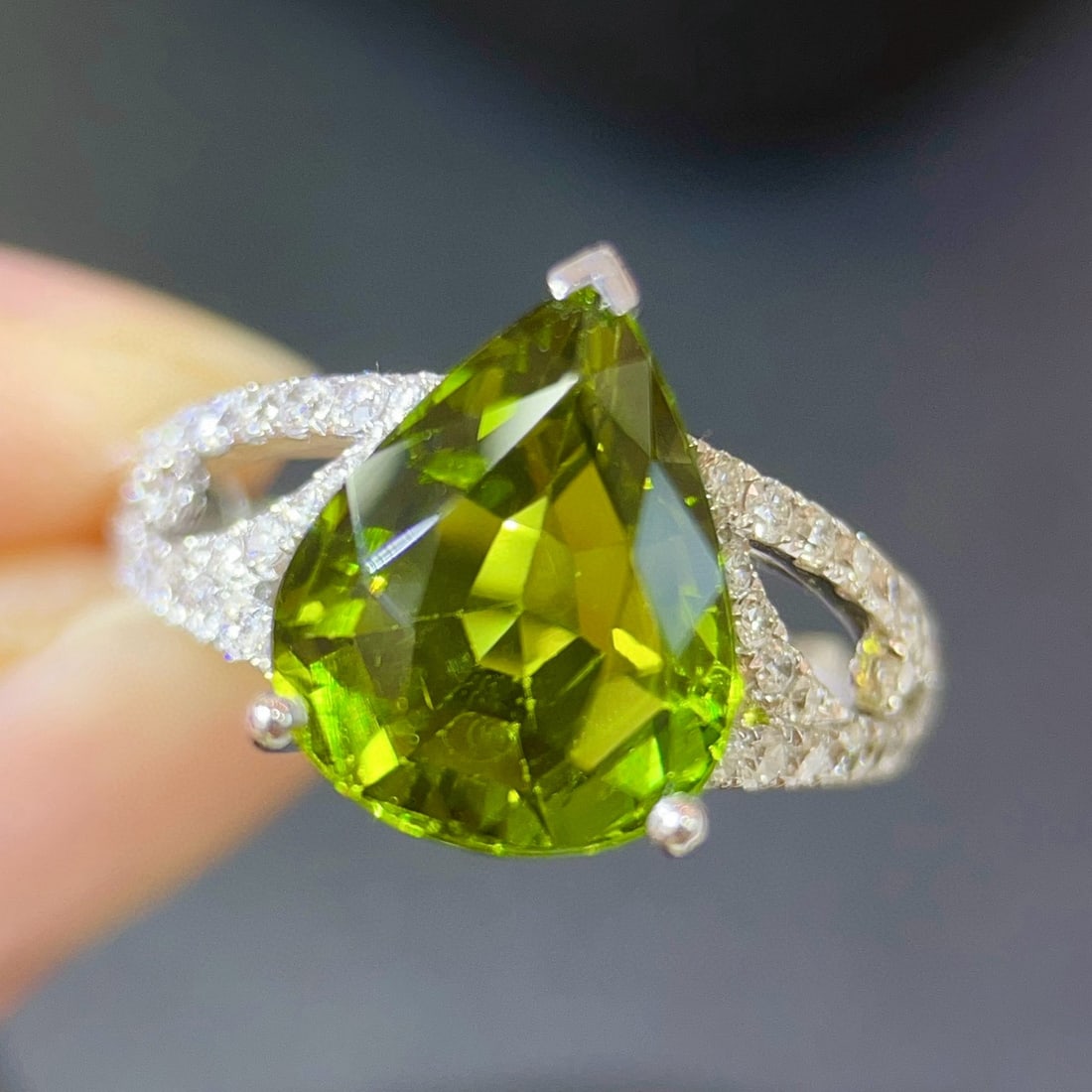 14k Gold 5.9 Ctw Natural Tourmaline & Diamond Ring - 3