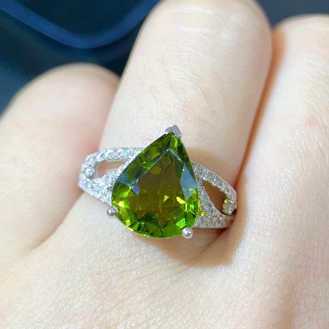 14k Gold 5.9 Ctw Natural Tourmaline & Diamond Ring - 6