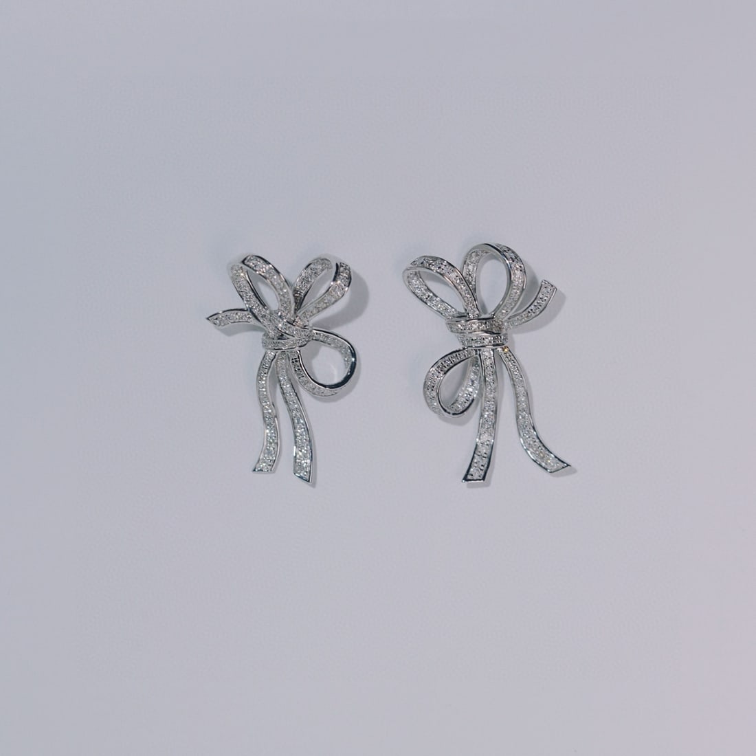 14k Gold 0.66 Ct Natural H Diamond Earrings - 8