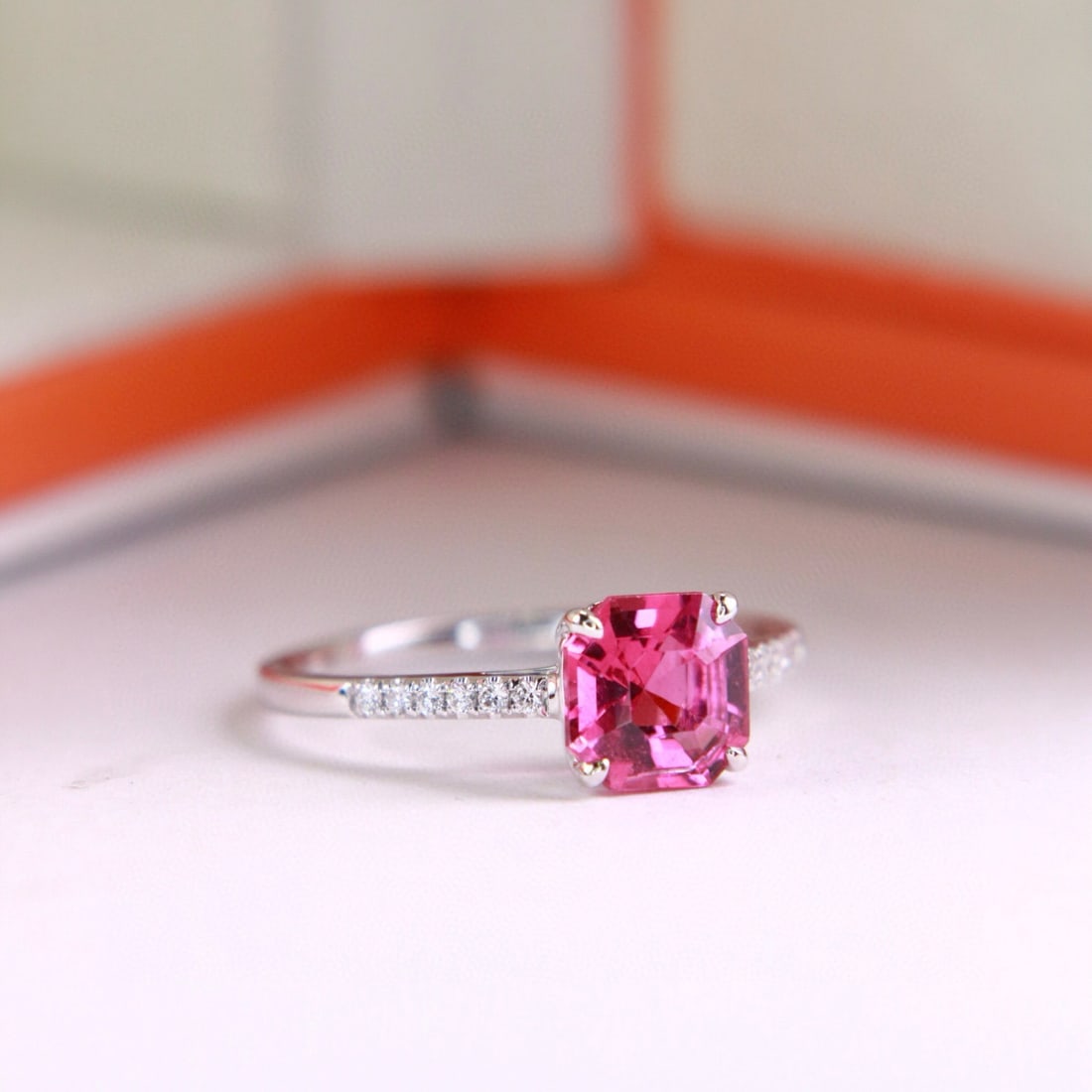 14k Gold 1.31 Ctw Natural Tourmaline & Diamond Ring - 3