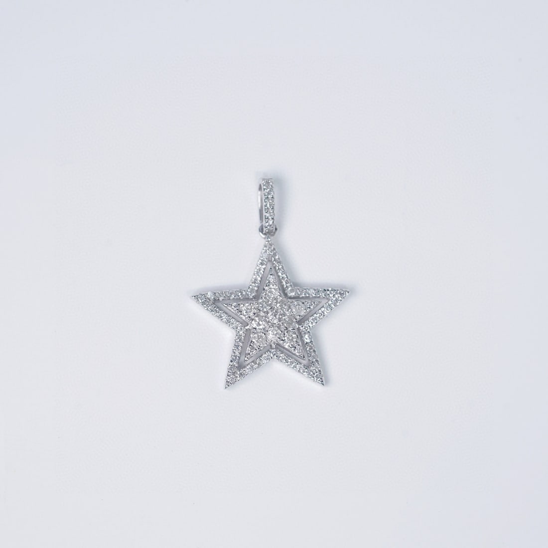 14k Gold 0.30 Ct Natural H Diamond Pendant( Without Chain ) - 5