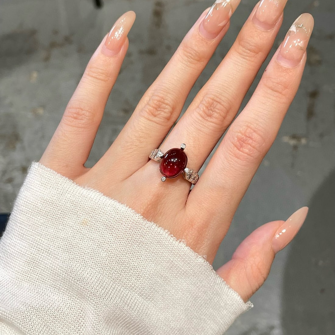 14k Gold 3 Ct Natural Tourmaline & Diamond Ring - 5