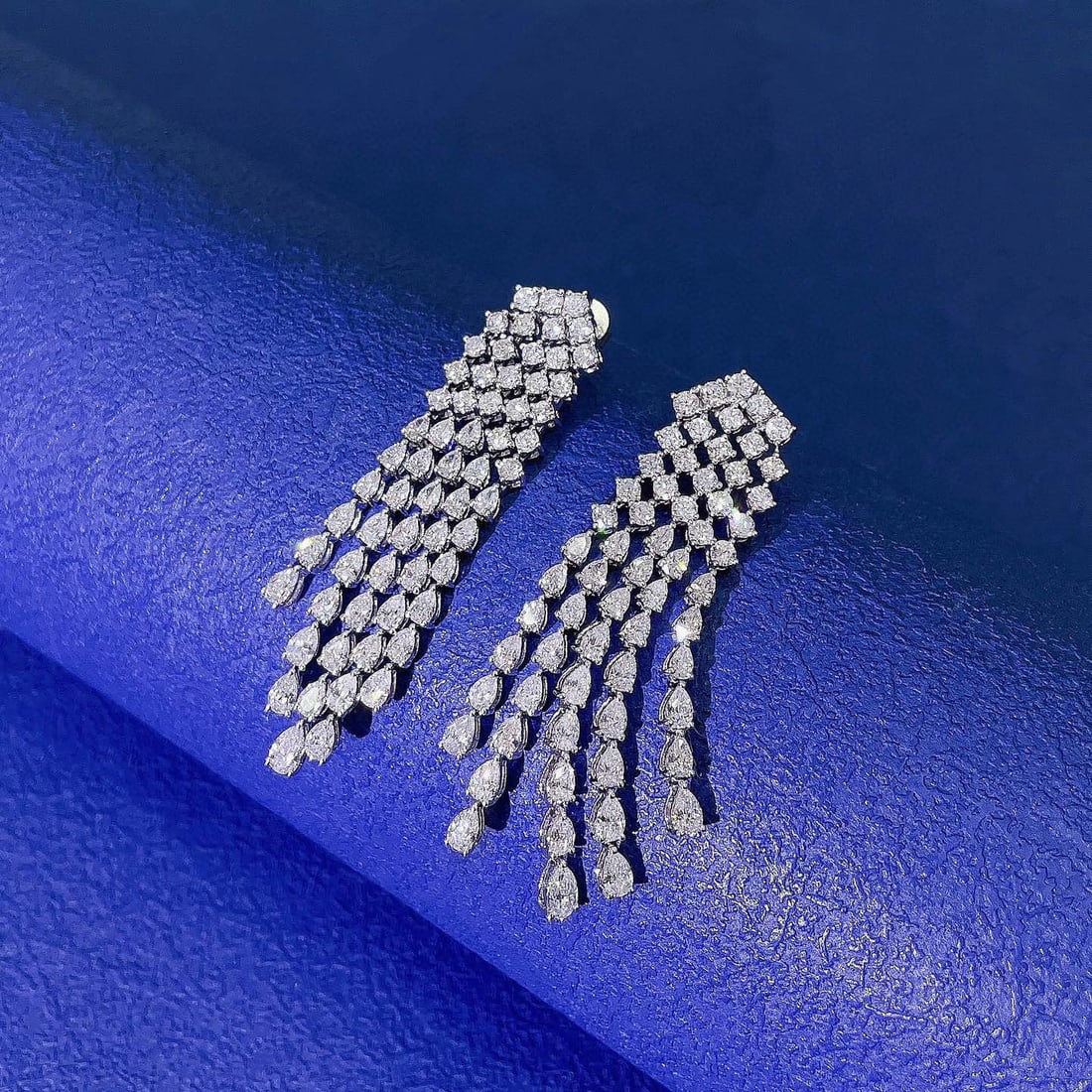 14k Gold 6.34 Ctw Natural H Diamond Earrings - 3