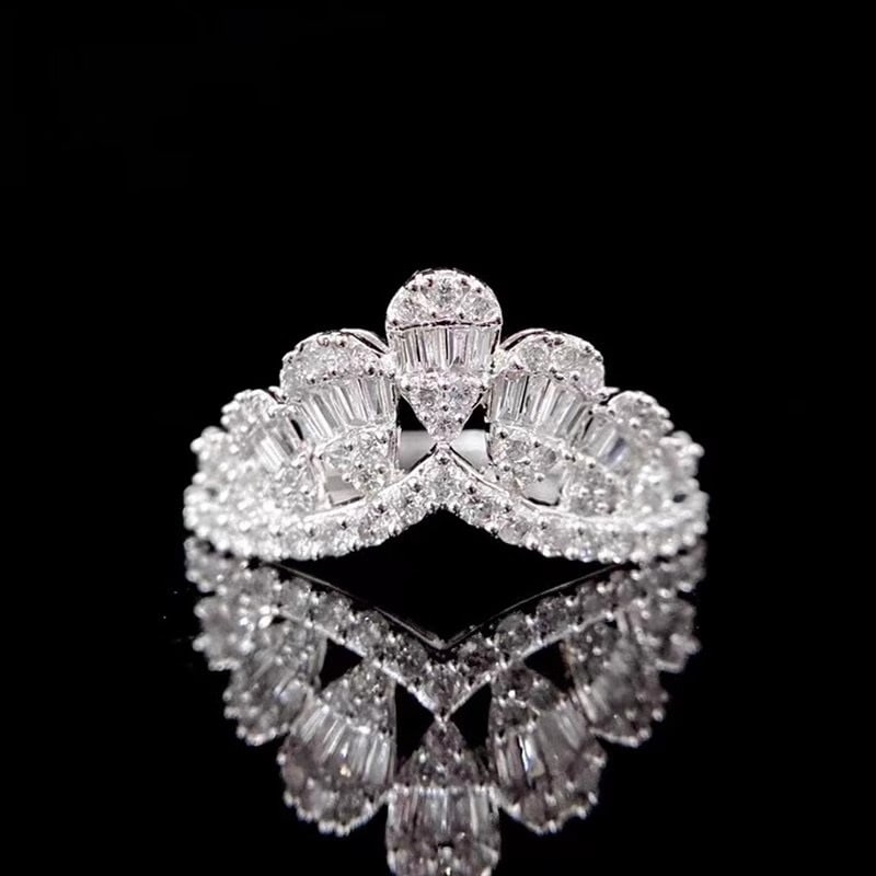 14k Gold 0.5 Ct Natural H Diamond Ring: Ref:231087029 // gold content:14k gold // ring size:7. 25 us // // main gemstone:diamond // shape:multiple // carat weight:0. 5ct // clarity grade:vs-si // color:h // treatment:natural // Condition: