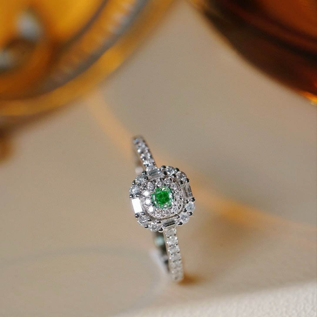 14k Gold 0.40 Ct Natural Color Diamond Ring: Ref:231088356 // gold content:14k gold // ring size:7. 25us // // main gemstone:diamond // shape:multiple // carat weight:0. 40ct // clarity grade:vs-si // color:color // treatment:natural //