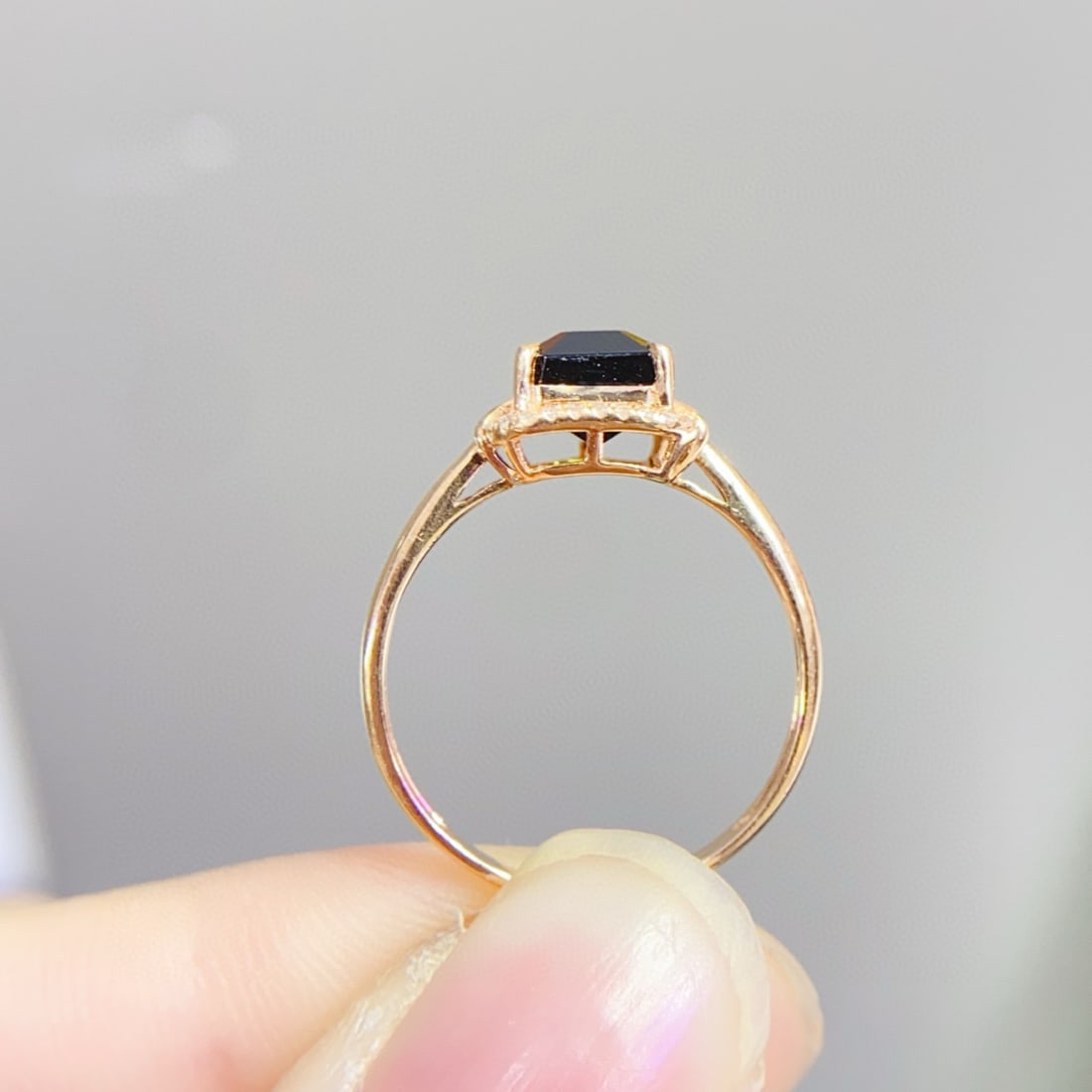 14k Gold 2.2 Ct Natural Tourmaline & Diamond Ring - 3