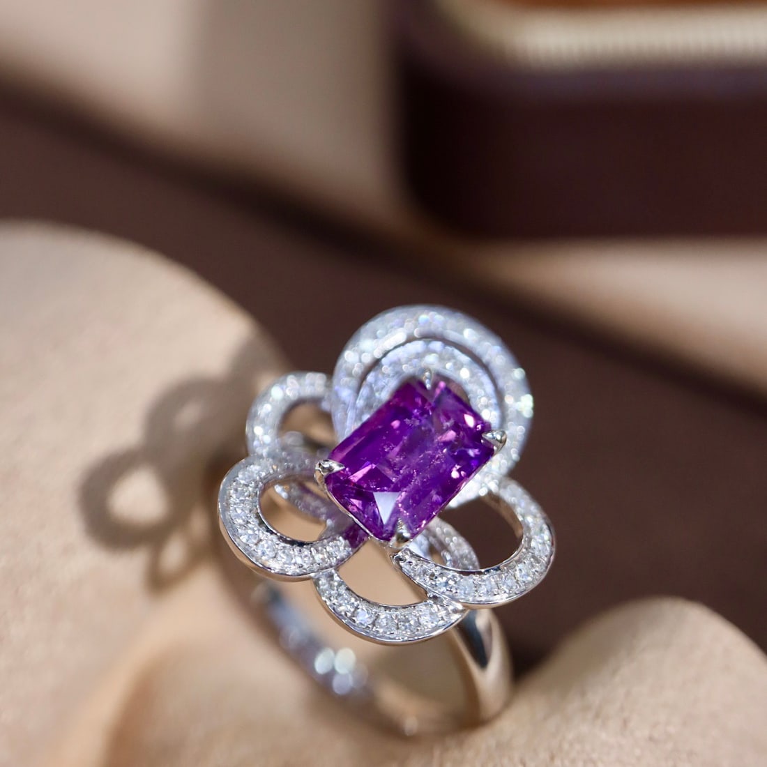 14k Gold 2.02 Ctw Natural Sapphire & Diamond Ring - 2